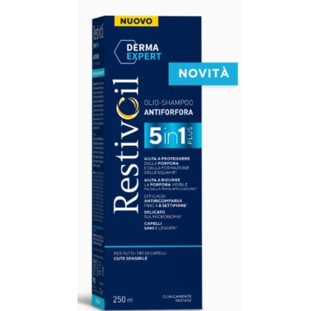Perrigo Restivoil Derma Expert Shampoo Antiforfora 5 In 1 250 Ml