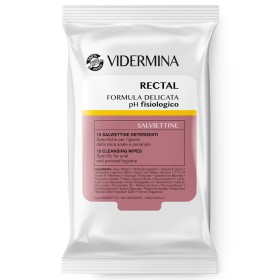 Vidermina Rectal Salviettine per igiene intima anale 15 pezzi