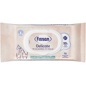 Fissan Delicate New Salviettine lenitive per bmbino 70 pezzi