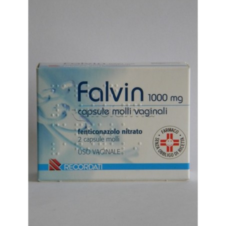 Recordati Falvin 1000 Mg Capsule Molli Vaginalifenticonazolo Nitrato Recordati Falvin 1000 Mg Capsule Molli Vaginalifenticonazolo Nitrato