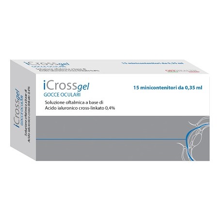 Offhealth Icross Gel Gocce Oculari Acido Ialuronico Cross-linkato 0,4% 15 Monodose Da 0,35 Ml Offhealth Icross Gel Gocce Oculari Acido Ialuronico Cross-linkato 0,4% 15 Monodose Da 0,35 Ml