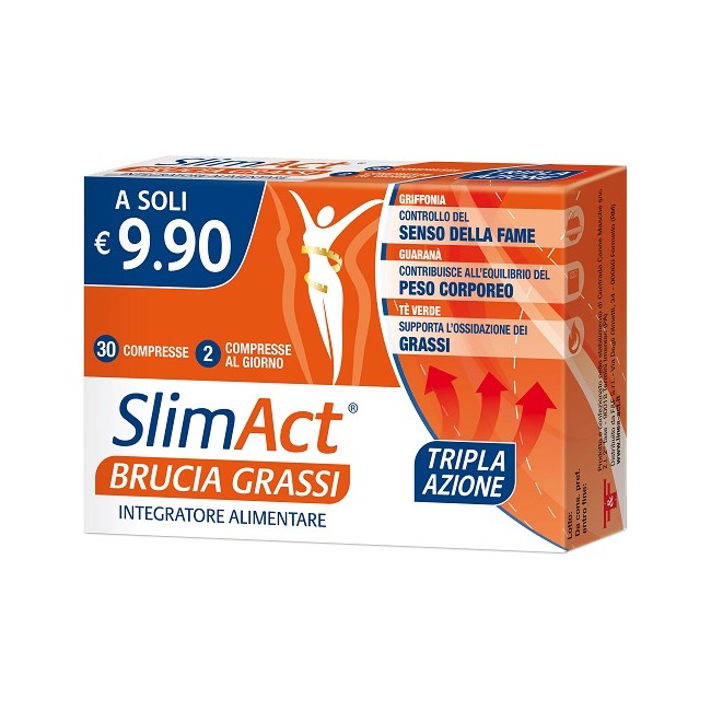 F&f Slim Act Brucia Grassi 30 Compresse F&f Slim Act Brucia Grassi 30 Compresse