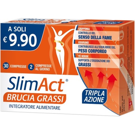 F&f Slim Act Brucia Grassi 30 Compresse F&f Slim Act Brucia Grassi 30 Compresse