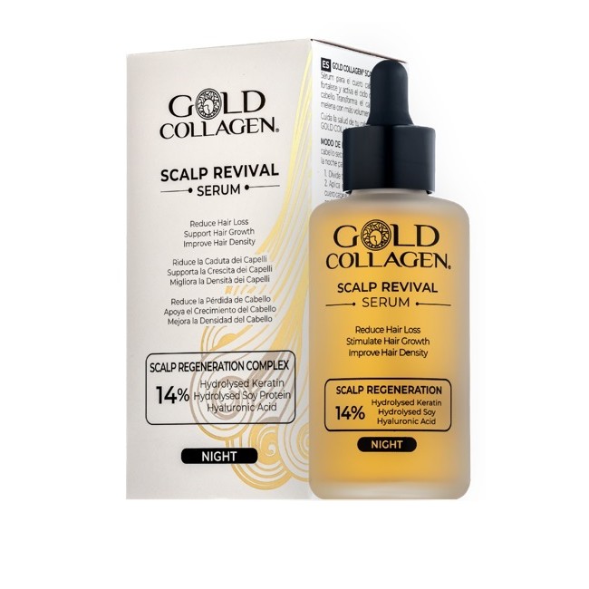 Minerva Research Labs Gold Collagen Scalp Revival Serum 100 Ml