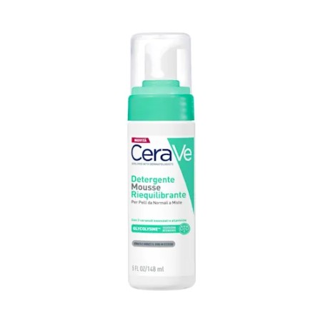 CeraVe Mousse detergente riequilibrante per pelle normale o mista 148 ml CeraVe Mousse detergente riequilibrante per pelle normale o mista 148 ml