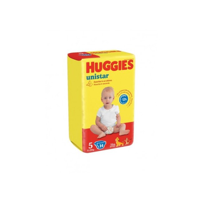 Kimberly Clark Huggies Unistar Base Taglia 5 14 Pezzi Kimberly Clark Huggies Unistar Base Taglia 5 14 Pezzi