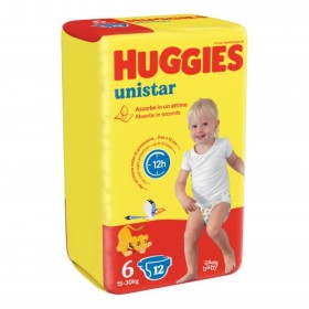 Kimberly Clark Huggies Unistar Base Taglia 6 12 Pezzi