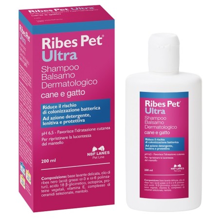 Nbf Lanes Ribes Pet Ultra Shampoo Dermatologico Flacone 200 Ml Nbf Lanes Ribes Pet Ultra Shampoo Dermatologico Flacone 200 Ml