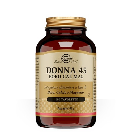 Solgar Donna 45 Boro Cal Mag 100 Tavolette Solgar Donna 45 Boro Cal Mag 100 Tavolette