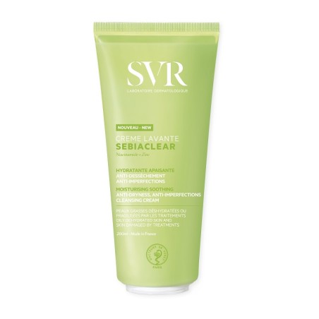 SVR Sebiaclear Crème Lavante Detergente idratante anti-imperfezioni 200 ml
