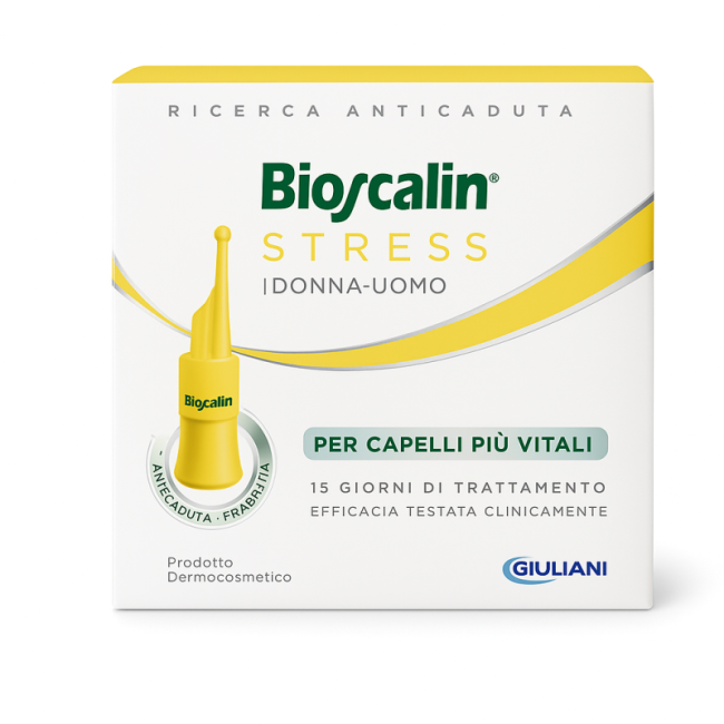 Bioscalin Stress Anticaduta Trattamento per caduta capelli da stress 7 fiale