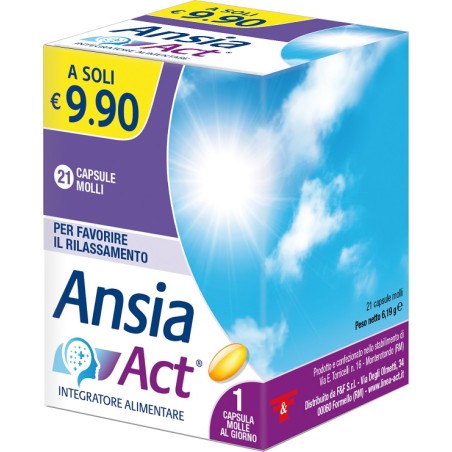 F&f Ansia Act 21 Capsule Molli F&f Ansia Act 21 Capsule Molli