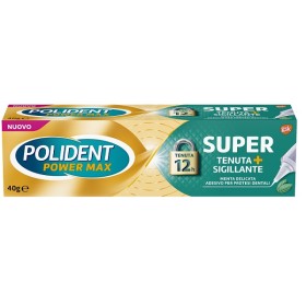 Haleon Polident Super Tenuta+sigillante Menta Delicata Adesivo Protesi Dentale 40 G