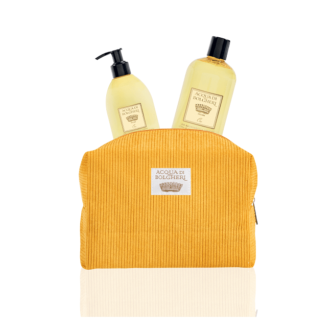 Acqua di Bolgheri Set Bio Routine per corpo Oro con pochette