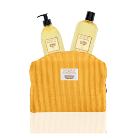 Acqua di Bolgheri Acqua Bolgheri Set Bio Routine Corpo Mani Viso Oro 1 Bagno Oro 500 Ml + 1 Sapone Oro 500 Ml + 1 Pochette