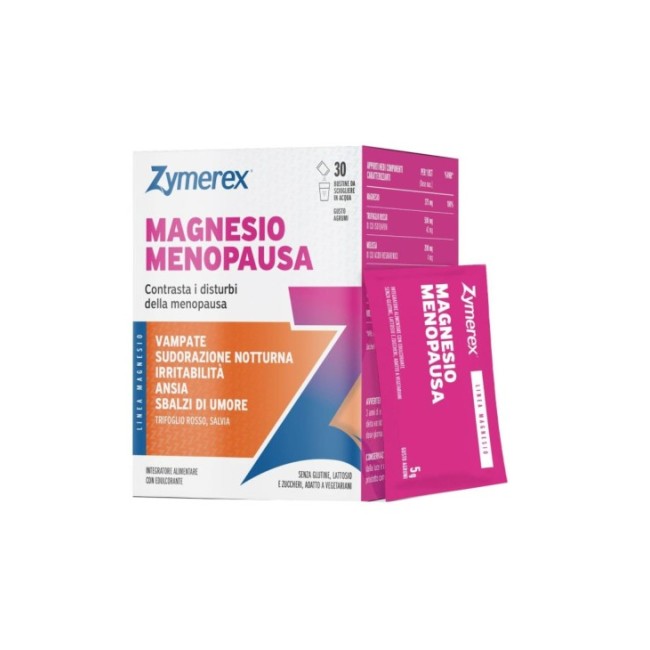Zymerex Magnesio Menopausa Integratore 30 bustine Zymerex Magnesio Menopausa Integratore 30 bustine