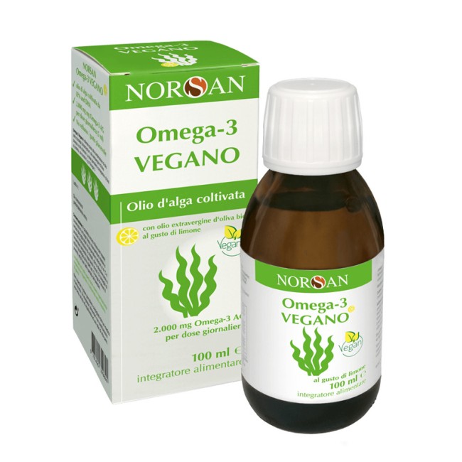 Norsan Omega 3 Vegano 100 Ml Al Gusto Di Limone Norsan Omega 3 Vegano 100 Ml Al Gusto Di Limone