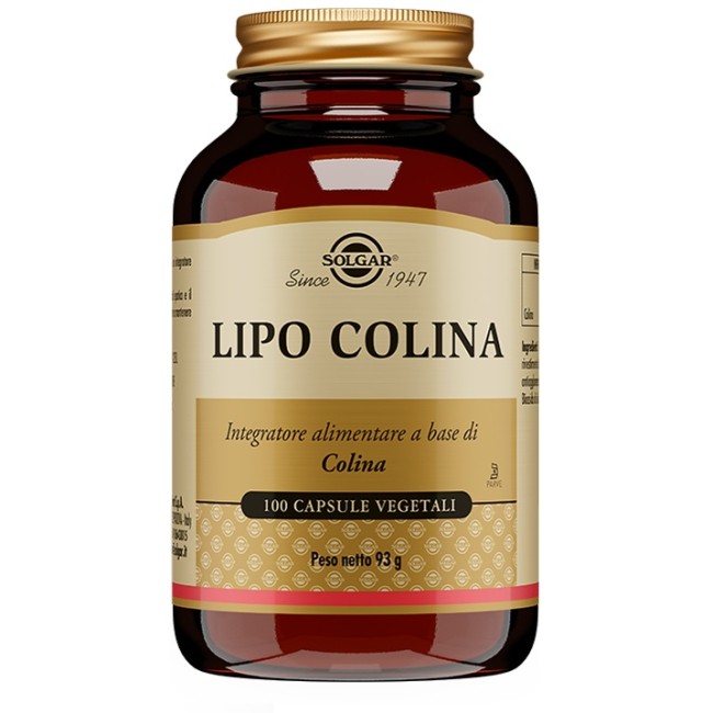 Solgar Lipo Colina 100 Capsule Vegetali Solgar Lipo Colina 100 Capsule Vegetali