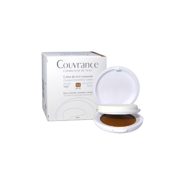 Avene Eau Thermale Couvrance Crema Compatta Colorata NF Oil Free Sole 9,5 g