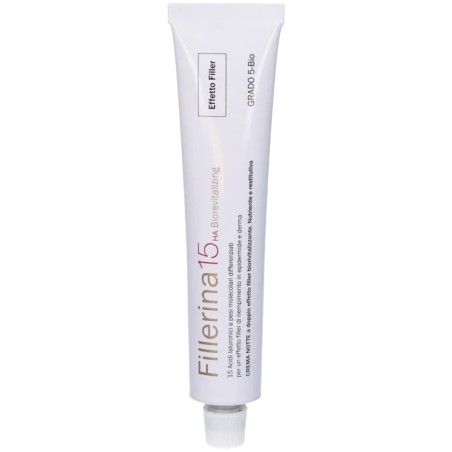 Fillerina 15 Ha Biorevitalizing Night Cream Grado 5 Bio Crema notte effetto Fillerina 15 Ha Biorevitalizing Night Cream Grado 5 Bio Crema notte effetto
