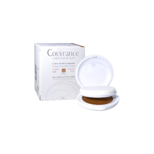 Avene Eau Thermale Couvrance Crema Compatta Colorata NF Comfort Sole 9,5g