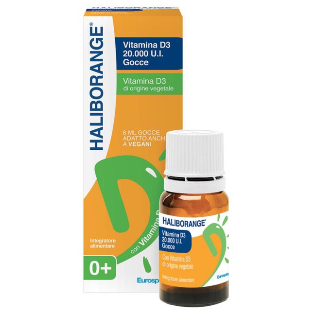 Eurospital Haliborange Vitamina D3 20000 Ui Gocce 8 Ml Eurospital Haliborange Vitamina D3 20000 Ui Gocce 8 Ml