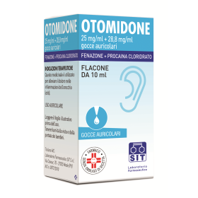 Sit Laboratorio Farmaceutico Otomidone 25 Mg/ml + 28,8 Mg/ml Gocce Auricolari Fenazone + Procaina Cloridrato