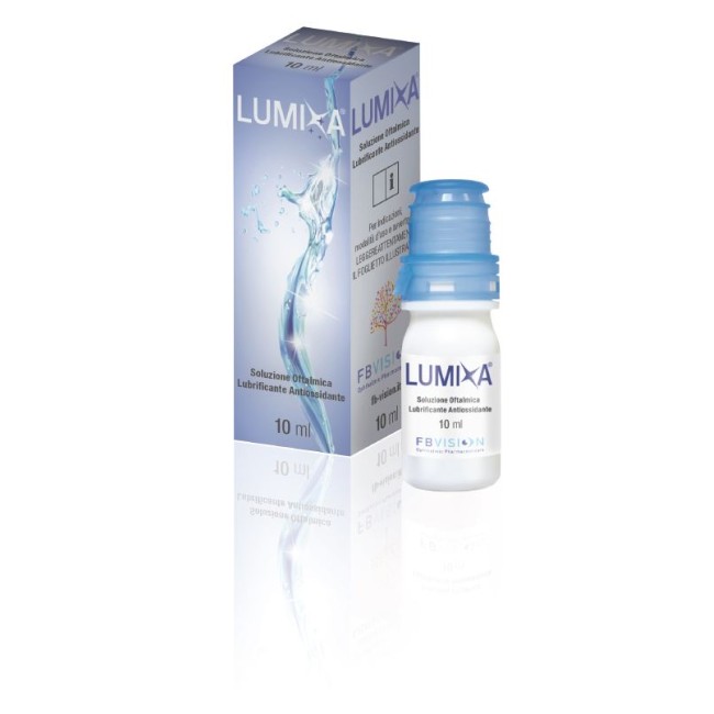 Lumixa soluzione oftalmica lubrificante antiossidante 10 ml Lumixa soluzione oftalmica lubrificante antiossidante 10 ml