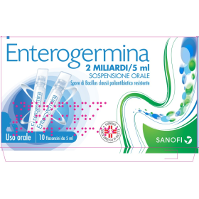 Opella Healthcare Enterogermina 2 Miliardi / 5 Ml Sospensione Orale Enterogermina 2 Miliardi Capsule Rigide Spore Di Bacillus Cl