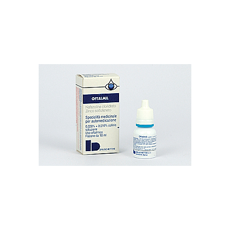 Bruschettini Oftalmil 0.020% + 0.016% Collirio Soluzione Zinco Solfofenato E Nafazolina Cloridrato Bruschettini Oftalmil 0.020% + 0.016% Collirio Soluzione Zinco Solfofenato E Nafazolina Cloridrato
