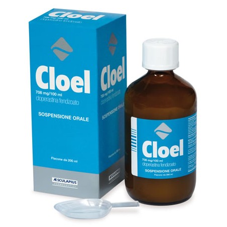 Aesculapius Cloel 708 Mg/100 Ml Sospensione Orale Cloperastina Fendizoato Medicinale Equivalente