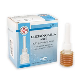 Glicerolo Sella Prima Infanzia 2,25 G Soluzione Rettale, 6 Contenitori Monodose Con Camomilla E Malva Glicerolo Sella Bambini