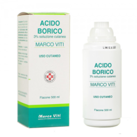 Acido Borico Marco Viti 3% Soluzione Cutanea Acido Borico Marco Viti 3% Unguento Acido Borico
