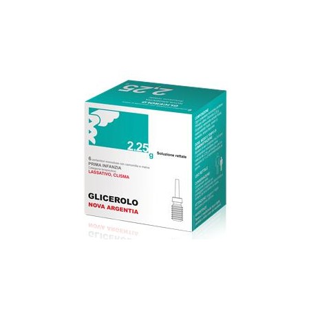 Glicerolo Nova Argentia Prima Infanzia 2,25 G Soluzione Rettale Glicerolo Nova Argentia Adulti 6,75 G Soluzione Rettale Glicer Glicerolo Nova Argentia Prima Infanzia 2,25 G Soluzione Rettale Glicerolo Nova Argentia Adulti 6,75 G Soluzione Rettale Glicer