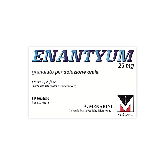 Menarini Enantyum 25 Mg Granulato Per Soluzione Orale Dexketoprofene