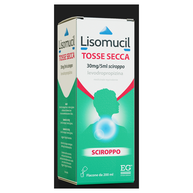 Eg Eurogenerici Lisomucil Tosse Secca 30 Mg/5 Ml Sciroppo Levodropropizina Medicinale Equivalente