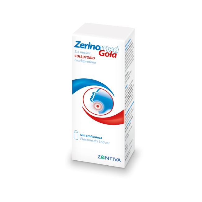 Zentiva Zerinomed Gola 2,5 Mg/ml Collutorio Flurbiprofene Zentiva Zerinomed Gola 2,5 Mg/ml Collutorio Flurbiprofene