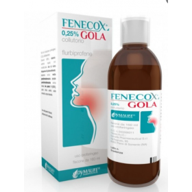 Dymalife Pharmaceutical Fenecox Gola 2,5 Mg/ml Collutorio Fenecox Gola 2,5 Mg/ml Spray Per Mucosa Orale