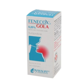 Dymalife Pharmaceutical Fenecox Gola 2,5 Mg/ml Collutorio Fenecox Gola 2,5 Mg/ml Spray Per Mucosa Orale