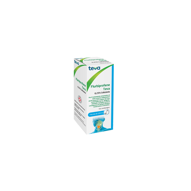 Flurbiprofene Teva 0,25% Collutorio Flurbiprofene Teva 0,25% Spray Per Mucosa Orale