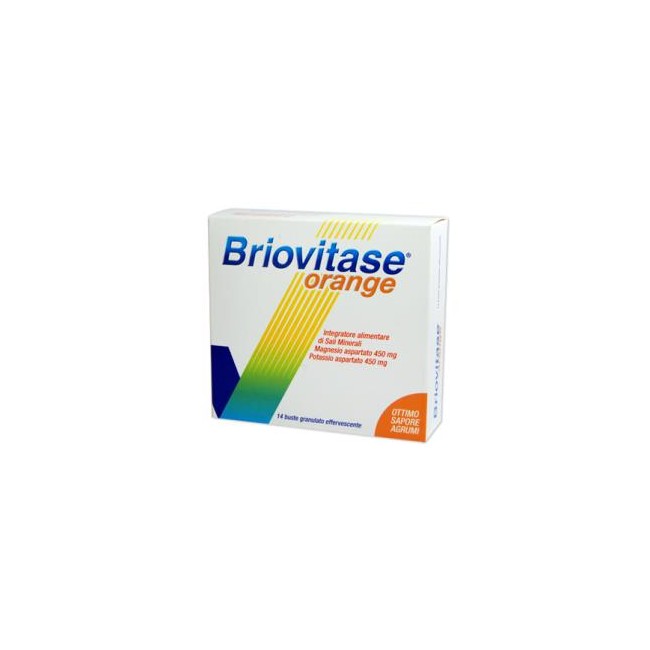 Briovitase Orange Magnesio e Potassio Integratore Alimentare 14 Buste