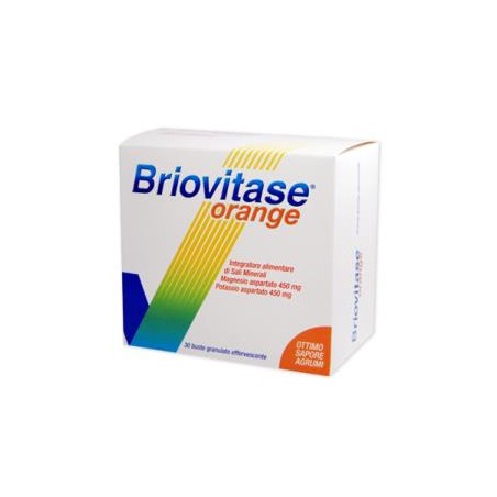 Briovitase Orange Magnesio e Potassio Integratore Alimentare 30 Buste Briovitase Orange Magnesio e Potassio Integratore Alimentare 30 Buste