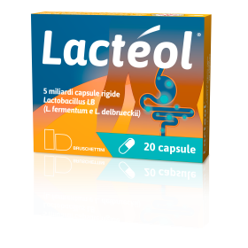 Lacteol 5 miliardi capsule rigide 20 capsule