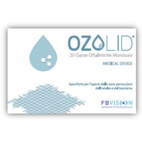 Garza ozolid oftalmica tnt con olio ozonizzato in fosfolipidi lipozoneye 20 pezzi
