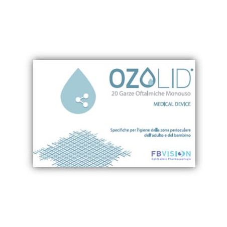 Garza ozolid oftalmica tnt con olio ozonizzato in fosfolipidi lipozoneye 20 pezzi Garza ozolid oftalmica tnt con olio ozonizzato in fosfolipidi lipozoneye 20 pezzi