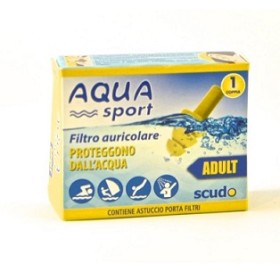 Tappi Per Le Orecchie Antirumore.
Filtro Auricolare Per Adulto Earplug Scudo Aquasport 2 Pezzi
