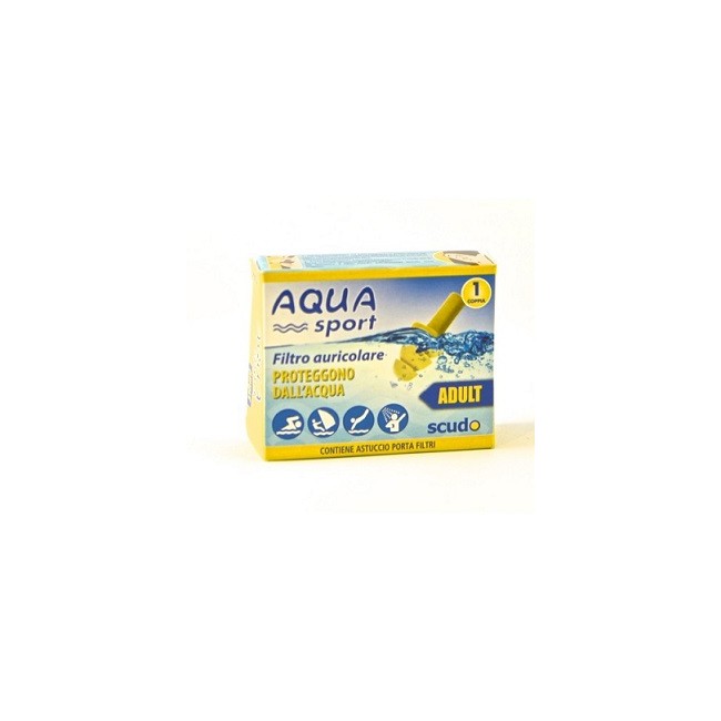 Tappi per le orecchie antirumore.
Filtro auricolare per adulto earplug scudo aquasport 2 pezzi