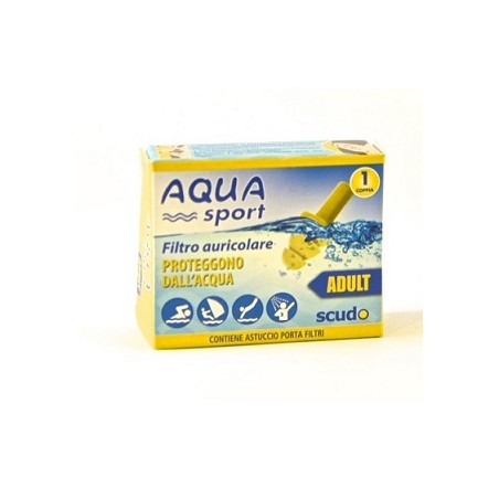 Tappi per le orecchie antirumore.
Filtro auricolare per adulto earplug scudo aquasport 2 pezzi