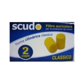 Tappi per le orecchie anti rumore. Scudo Classico filtro auricolare per la protezione da rumori 2 Coppie di tappi