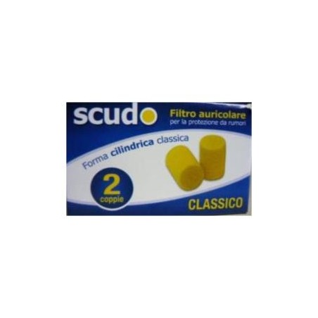 Tappi per le orecchie anti rumore. Scudo Classico filtro auricolare per la protezione da rumori 2 Coppie di tappi
